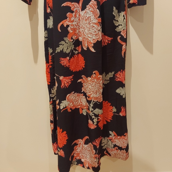 💥Ladies Asos black floral long-sleeve maxi dress size 4 (#251) - Picture 3 of 15